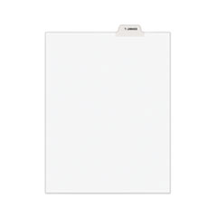 Avery® Avery-Style Preprinted Legal Bottom Tab Dividers, 26-Tab, Exhibit L, 11 x 8.5, White, 25/Pack