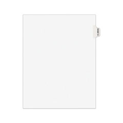 Avery® Avery-Style Preprinted Legal Side Tab Divider, 26-Tab, Exhibit B, 11 x 8.5, White, 25/Pack, (1372)
