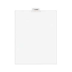 Avery-Style Preprinted Legal Bottom Tab Divider, 26-Tab, Exhibit C, 11 x 8.5, White, 25/PK