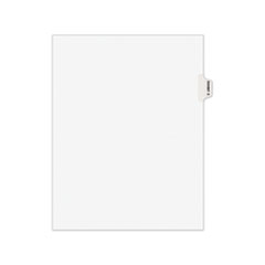Avery® Avery-Style Preprinted Legal Side Tab Divider, 26-Tab, Exhibit C, 11 x 8.5, White, 25/Pack, (1373)