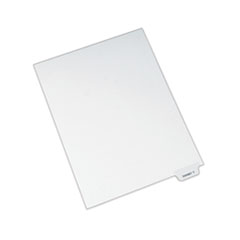 Avery® Avery-Style Preprinted Legal Bottom Tab Dividers, 26-Tab, Exhibit T, 11 x 8.5, White, 25/Pack