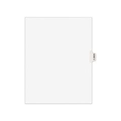 Avery® Avery-Style Preprinted Legal Side Tab Divider, 26-Tab, Exhibit E, 11 x 8.5, White, 25/Pack, (1375)