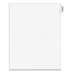 Avery® Avery-Style Preprinted Legal Side Tab Divider, 26-Tab, Exhibit A, 11 x 8.5, White, 25/Pack, (1371)