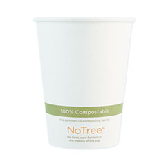 World Centric® NoTree Paper Hot Cups, 12 oz, Natural, 1,000/Carton