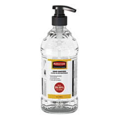 Rubbermaid® Commercial Table Top Gel Hand Sanitizer, 64 oz Pump Bottle, Unscented