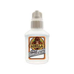Gorilla® Clear Gorilla Glue, 1.75 oz, Dries Clear, 4/Carton