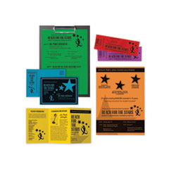 Astrobrights 65 lb. Cardstock Paper, 8.5 x 11, Orbit Orange, 250  Sheets/Pack (WAU22761)