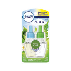 Febreze® PLUG Air Freshener Refills, Morning and Dew, Formerly Meadows and Rain, 0.87 oz