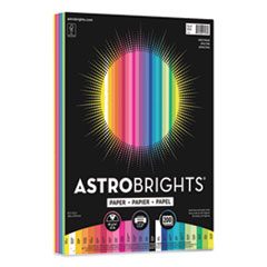 Astrobrights® Color Paper - "Spectrum" Assortment, 24lb, 8.5 x 11, 25 Assorted Spectrum Colors, 200/Pack
