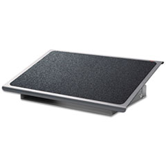 3M™ Adjustable Steel Footrest, Nonslip Surface, 22w x 14d x 4-3/4h, Black/Charcoal