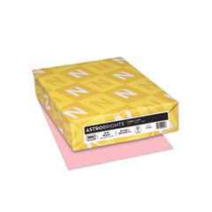 Astrobrights® Color Paper, 24 lb, 8.5 x 11, Bubble Gum, 500/Ream