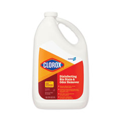 Clorox® Disinfecting Bio Stain and Odor Remover, Fragranced, 128 oz Refill Bottle