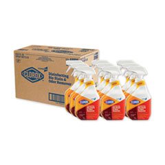 Clorox® Disinfecting Bio Stain and Odor Remover, Fragranced, 32 oz Spray Bottle, 9/Carton