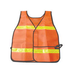 8415013940216, SKILCRAFT Safety Reflective Vest, One Size Fits All, Orange/Yellow
