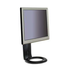 3M™ Easy-Adjust LCD Monitor Stand, 8 1/2 x 5 1/2 x 8 1/2 to 13 1/2, Black