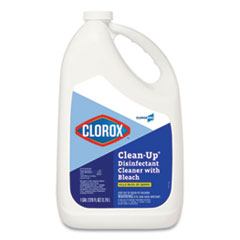 Clorox® Clean-Up Disinfectant Cleaner with Bleach, Fresh, 128 oz Refill Bottle