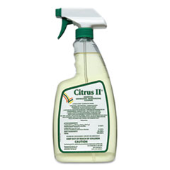 Citrus II® Hospital Germicidal Deodorizing Cleaner, Citrus Scented, 22 oz Spray Bottle, 12/Carton