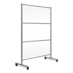 MasterVision® Protector Series Mobile Glass Panel Divider