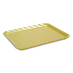 Pactiv Evergreen Supermarket Tray, #2, 8.38 x 5.88 x 1.21, Yellow, Foam, 500/Carton