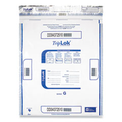 TripLOK™ Deposit Bag, Plastic, 19 x 23, Clear, 250/Carton