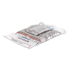 CoinLOK™ Coin Bag, Plastic, 14.5 x 25, Clear, 50/Pack