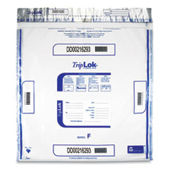 TripLOK™ Deposit Bag, Plastic, 20 x 20, Clear, 250/Carton