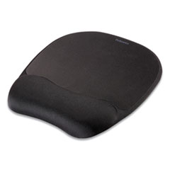 Fellowes® Memory Foam Mouse Pad with Wrist Rest, 7.93 x 9.25, Black