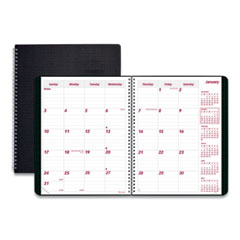 Brownline® DuraFlex 14-Month Planner, 8.88 x 7.13, Black Cover, 14-Month (Dec to Jan): 2023 to 2025