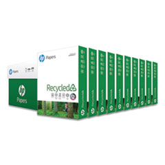 HP Papers Recycled30 Paper, 92 Bright, 20lb, 8.5 x 11, White, 500 Sheets/Ream, 10 Reams/Carton