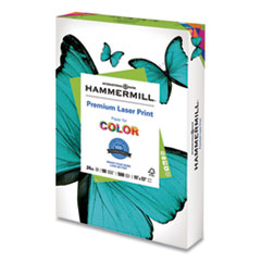 Hammermill® Premium Laser Print Paper, 98 Bright, 24lb, 11 x 17, White, 500/Ream
