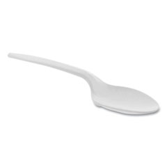 Pactiv Evergreen Fieldware Polypropylene Cutlery, Spoon, Mediumweight, White, 1,000/Carton