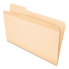 Pendaflex® Manila File Folders, 1/3-Cut Tabs: Left Position, Legal Size, 0.75" Expansion, Manila, 24/Pack