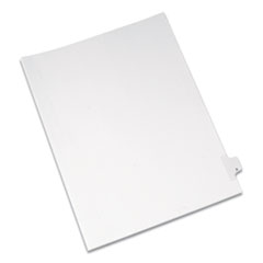 Avery® Preprinted Legal Exhibit Side Tab Index Dividers, Allstate Style, 26-Tab, X, 11 x 8.5, White, 25/Pack