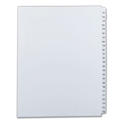 Avery® Preprinted Legal Exhibit Side Tab Index Dividers, Allstate Style, 25-Tab, 151 to 175, 11 x 8.5, White, 1 Set