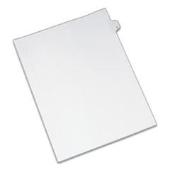 Preprinted Legal Exhibit Side Tab Index Dividers, Allstate Style, 26-Tab, D, 11 x 8.5, White, 25/Pack