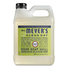 Mrs. Meyer's® Clean Day Liquid Hand Soap, Lemon, 33 oz, 6/Carton
