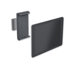 Durable® Wall-Mounted Tablet Holder, Silver/Charcoal Gray