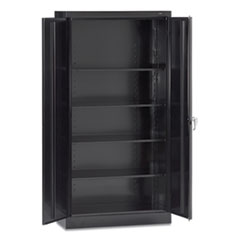 Tennsco 72" High Standard Cabinet (Assembled), 36w x 18d x 72h, Black