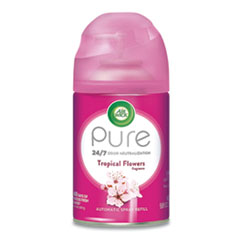 Air Wick® Freshmatic Ultra Automatic Pure Refill, Tropical Flowers, 5.89 oz Aerosol Spray, 6/Carton
