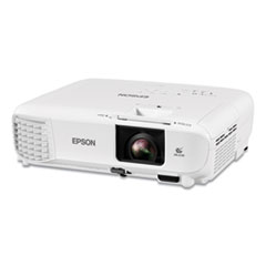 Epson® PowerLite 119W 3LCD WXGA Classroom Projector, 4,000 lm, 1280 x 800 Pixels, 1.2x Zoom