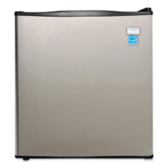 Avanti 1.7 Cu. Ft. All Refrigerator, Stainless Steel/Black