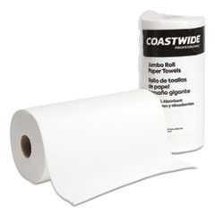 Coastwide Professional™ Jumbo Kitchen Roll Paper Towels, 2-Ply, 27.9 x 21.5, 250 Sheets/Roll, 12 Rolls/Carton