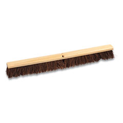 Coastwide Professional™ Palmyra Push Broom Head, Brown Bristles, 36" Brush