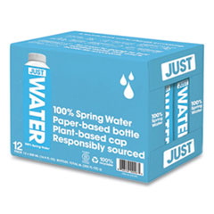 Just Water Spring Water, 16.9 oz, 12/Carton