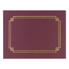 Great Papers!® Premium Textured Certificate Holder, 12.65 x 9.75, Burgundy, 3/Pack