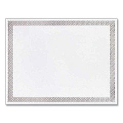 Great Papers!® Foil Border Certificates, 8.5 x 11, Ivory/Silver, Braided with Silver Border, 15/Pack