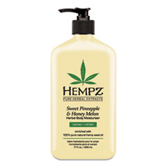 Hempz® Sweet Pineapple and Honey Melon Herbal Body Moisturizer, 17 oz Pump Bottle