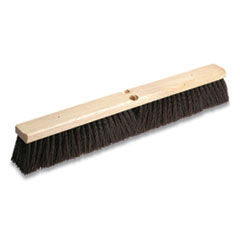 O'Dell® Polypropylene Push Broom Head, 3" Maroon Bristles, 36" Brush