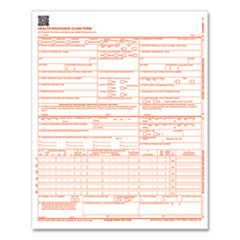 ComplyRight® CMS-1500 Health Insurance Claim Form, One-Part (No Copies), 8.5 x 11, 1,000 Forms Total