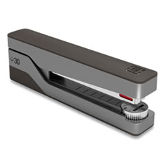 Premium Desktop Full Strip Stapler, 30-Sheet Capacity, Gray/Black